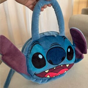 Disney Blue and Purple Stitch Kids Bag
